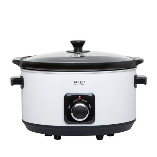 Adler | Slow Cooker | AD 6413w | 290 W | 5.8 L | White