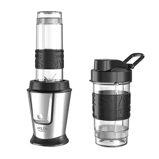 Adler | Blender | AD 4081 | Tabletop | 800 W | 0.4 + 0.57 L | Ice crushing | Black/Stainless steel