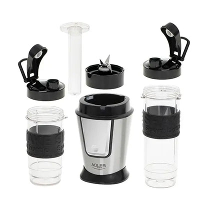 Adler | Blender | AD 4081 | Tabletop | 800 W | 0.4 + 0.57 L | Ice crushing | Black/Stainless steel