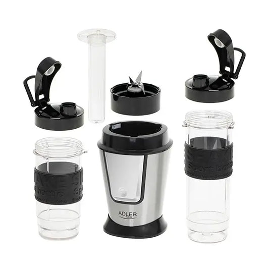 Adler | Blender | AD 4081 | Tabletop | 800 W | 0.4 + 0.57 L | Ice crushing | Black/Stainless steel