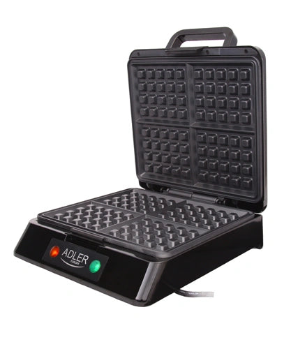 Adler | Waffle maker | AD 3036 | 2 W | Up to 4 waffle | Black