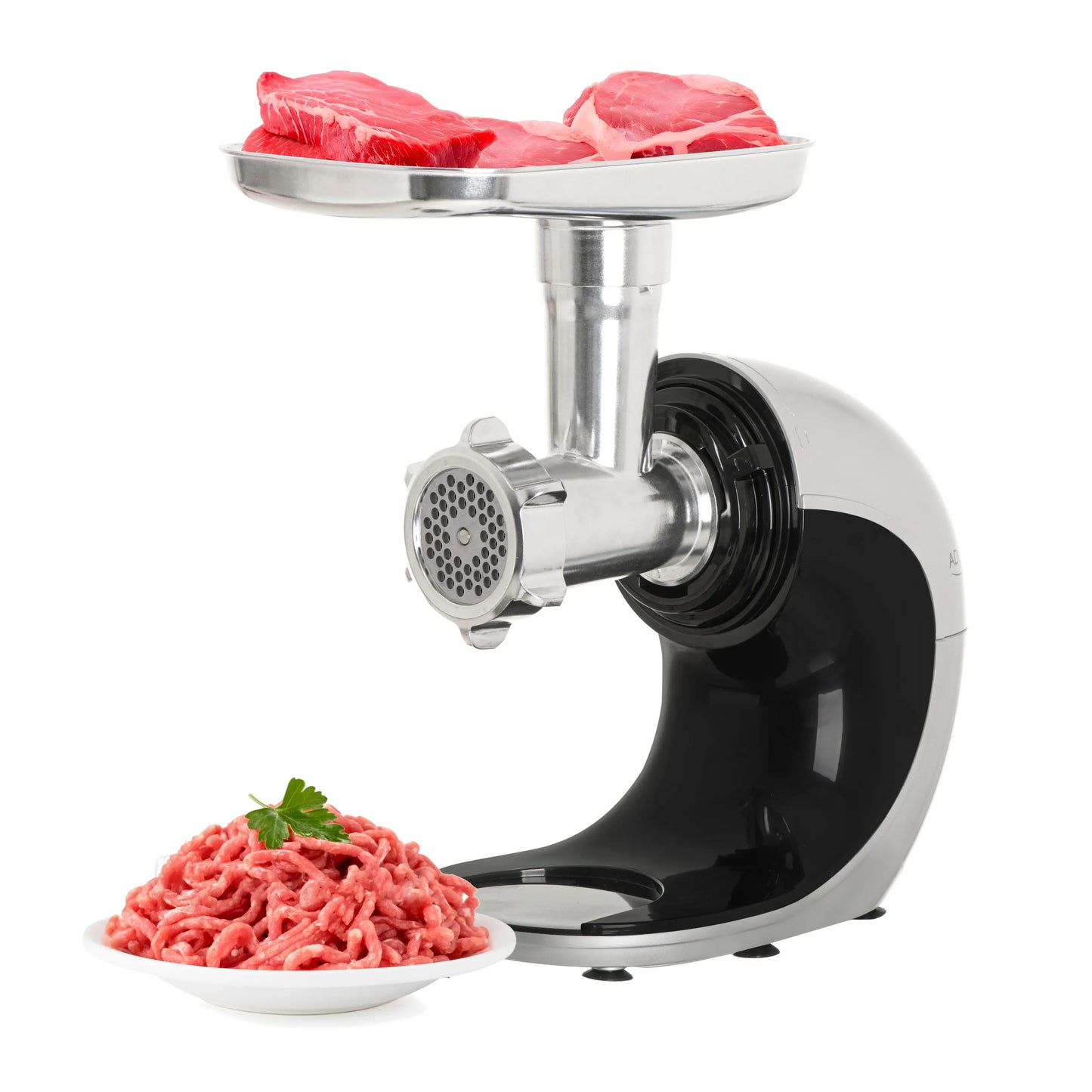 Adler | Slow-speed juicer 3in1 - Meat mincer, Juicer, Vegetable grater | AD 4131 | Stainless Steel