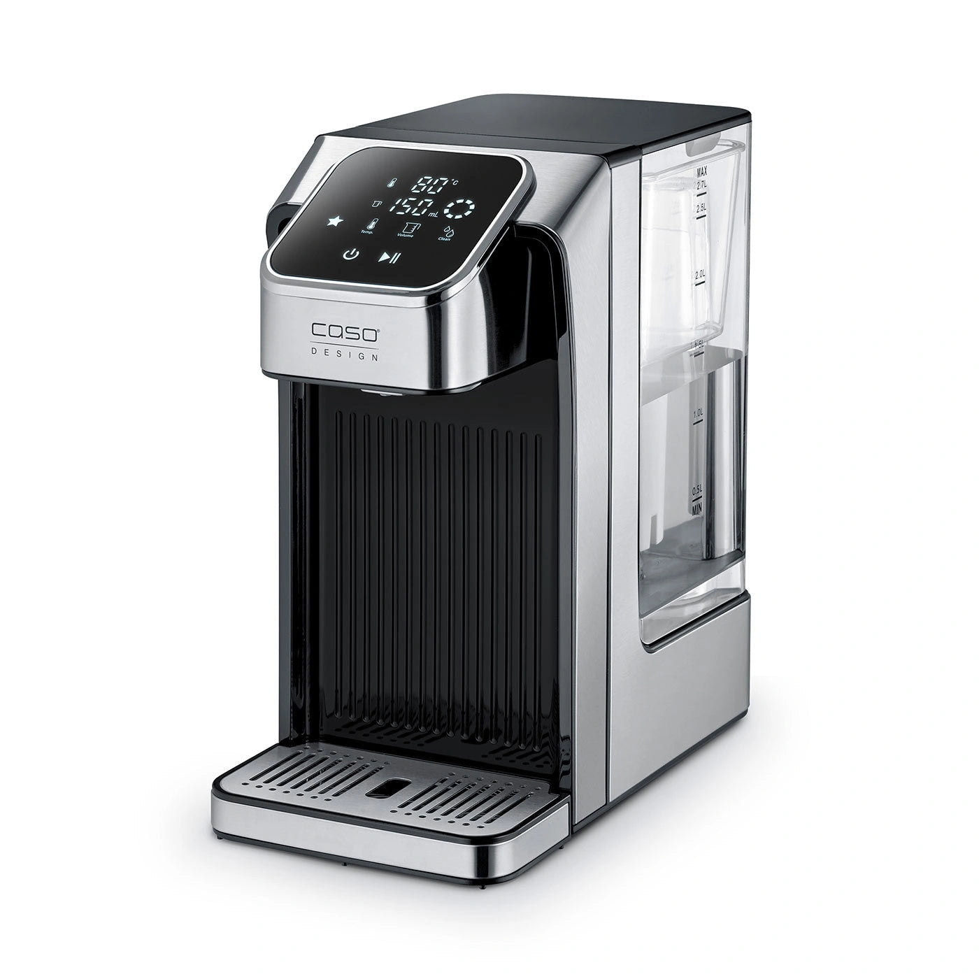 Caso | Hot water dispenser | HW 770 Advanced | 2.6 kW | 2.7 L | Black | Silver