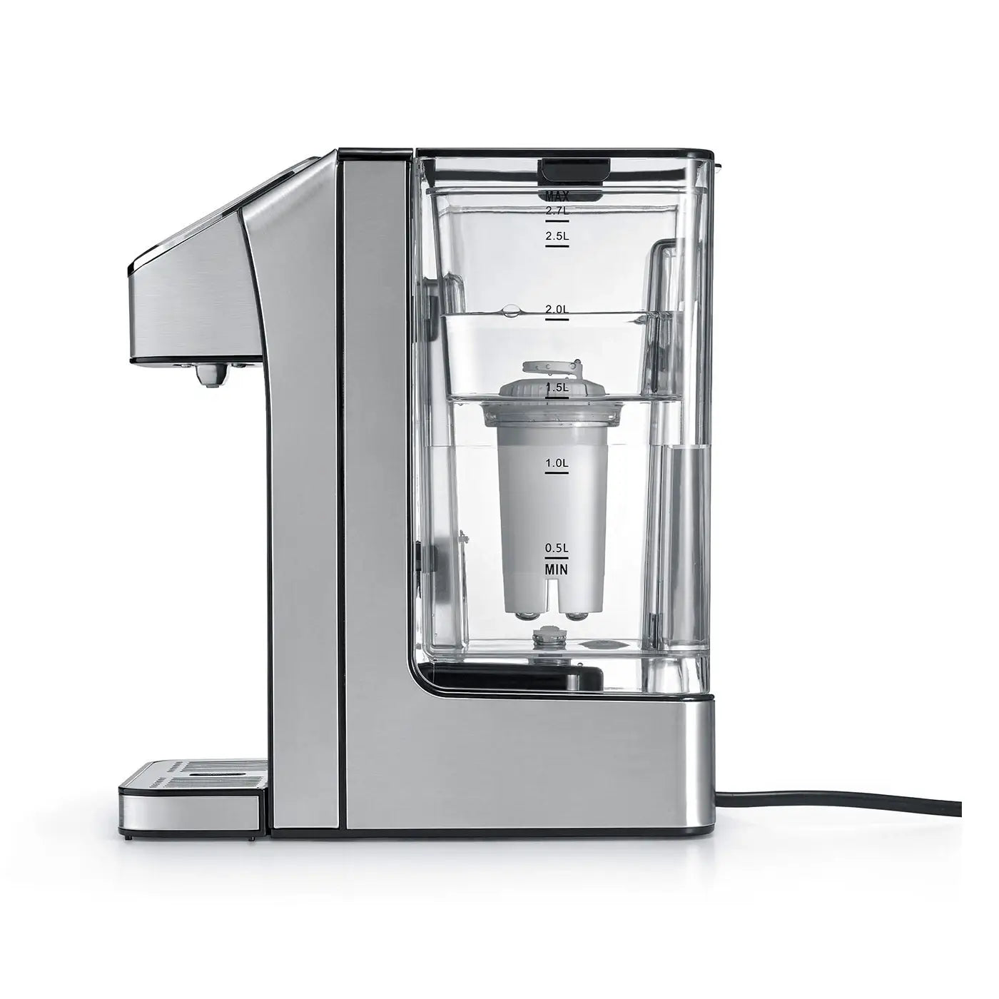 Caso | Hot water dispenser | HW 770 Advanced | 2.6 kW | 2.7 L | Black | Silver