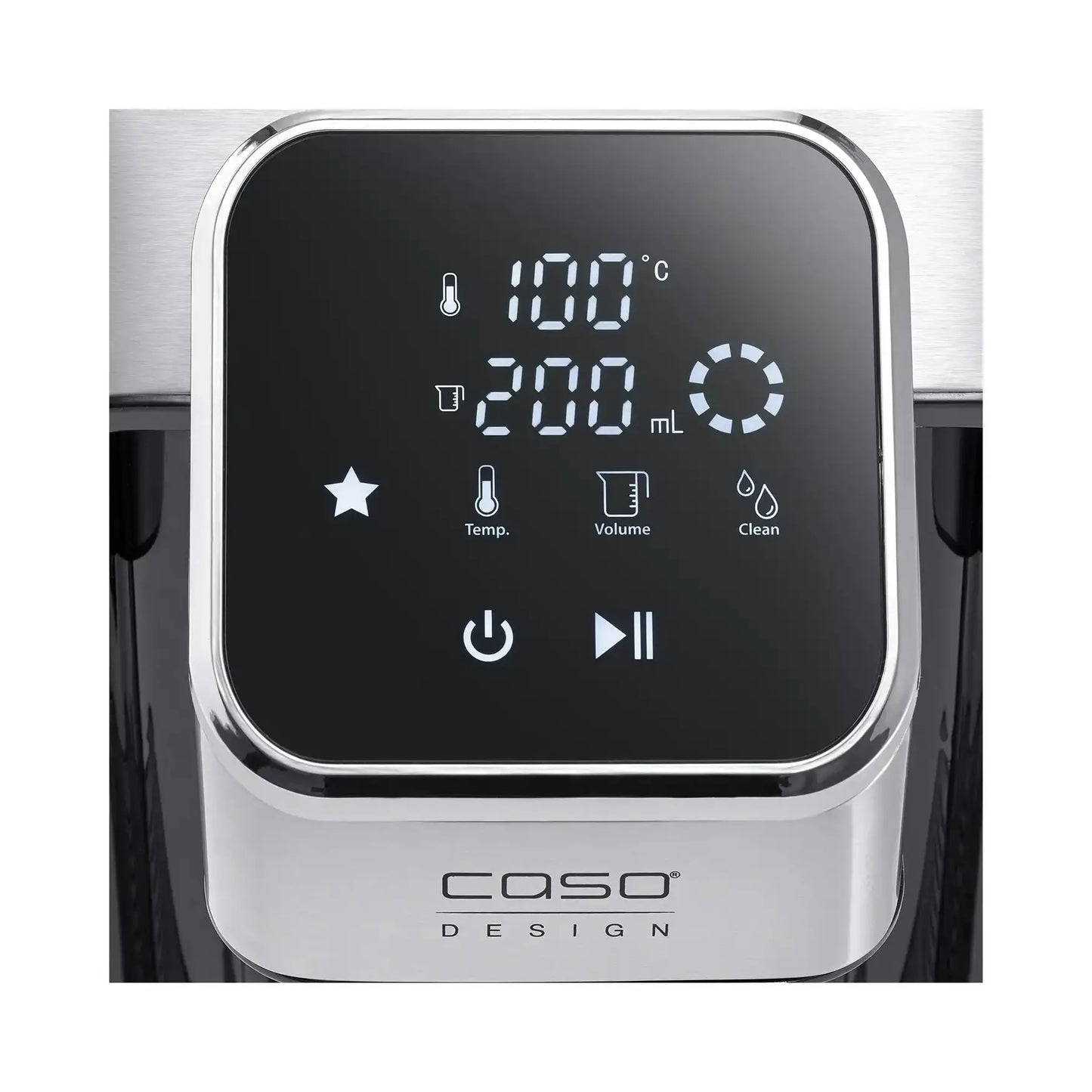 Caso | Hot water dispenser | HW 770 Advanced | 2.6 kW | 2.7 L | Black | Silver