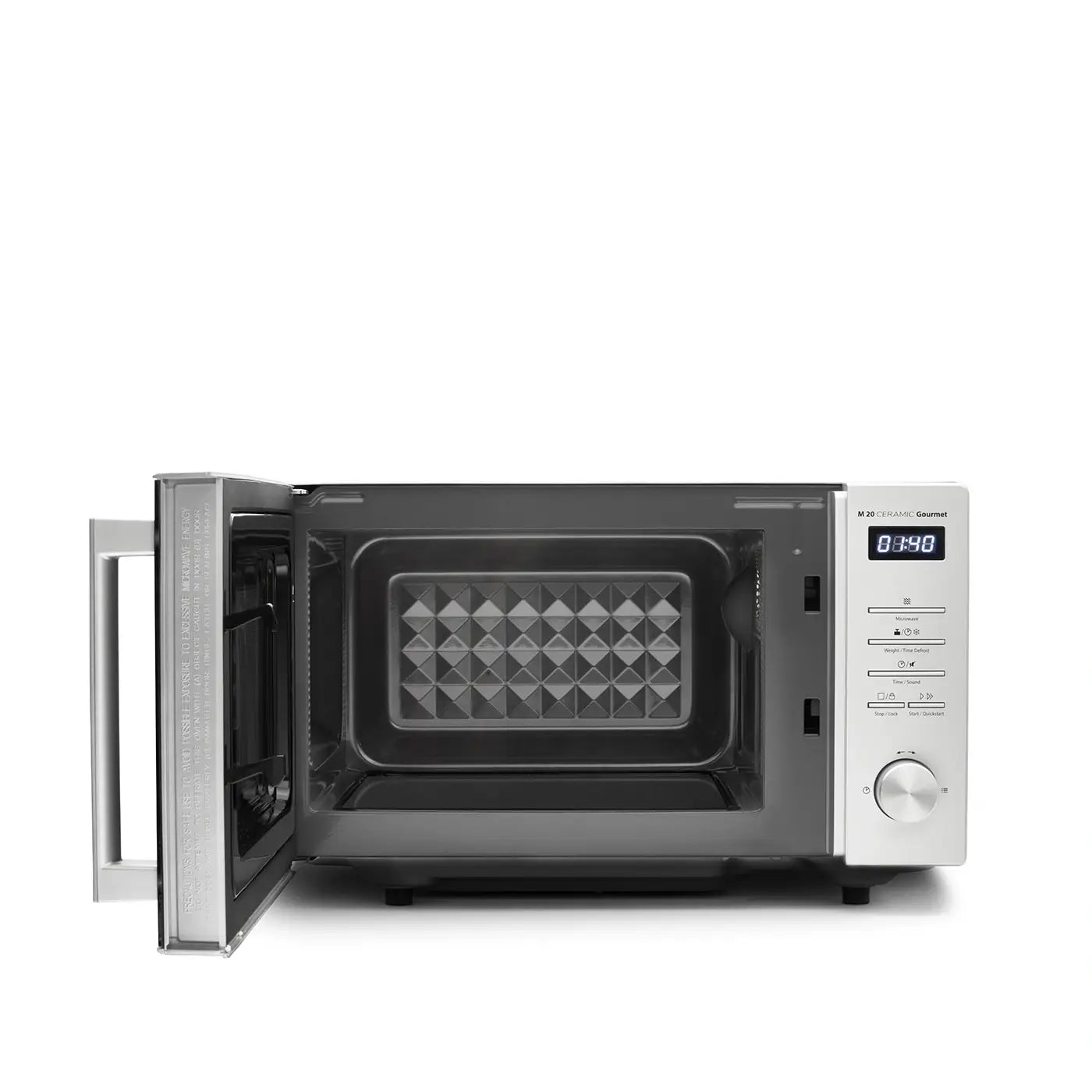 CASO | Ceramic Gourmet Microwave Oven | M 20 | Freestanding | 20 L | 700 W | Silver
