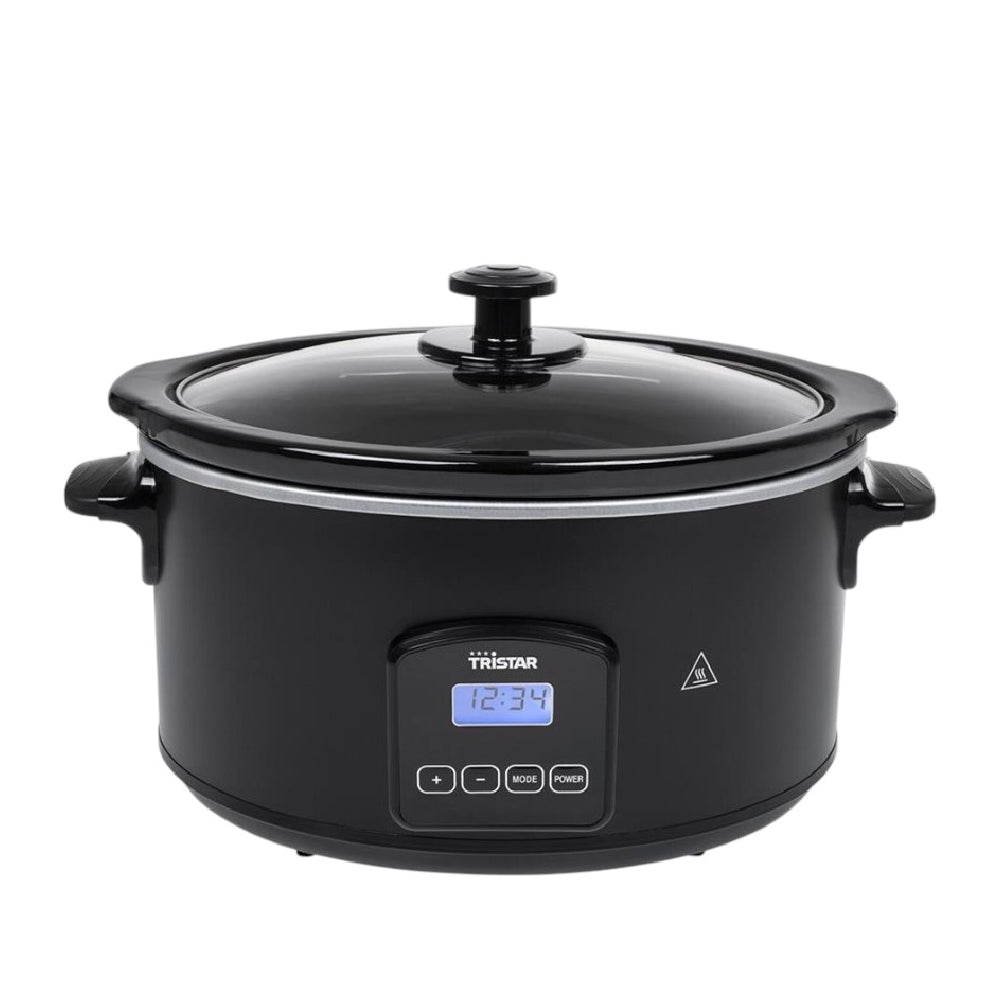 Tristar | VS-3920 | Digital Slowcooker | 210W | 4.5L | Stainless steel/Black