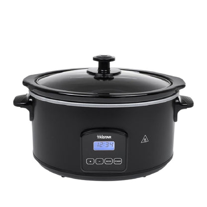 Tristar | VS-3920 | Digital Slowcooker | 210W | 4.5L | Stainless steel/Black