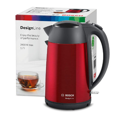 Bosch | TWK3P424 | Kettle | 2.4kW | 1.7L | Red/Black