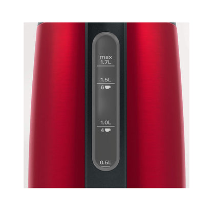 Bosch | TWK3P424 | Kettle | 2.4kW | 1.7L | Red/Black