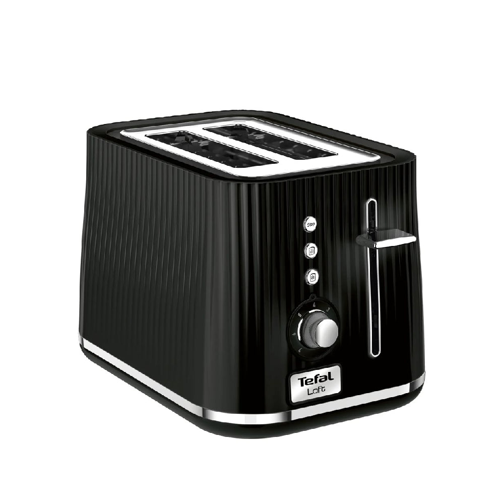 Tefal | TT761838 | Toaster | 850W | 2 slices | Black