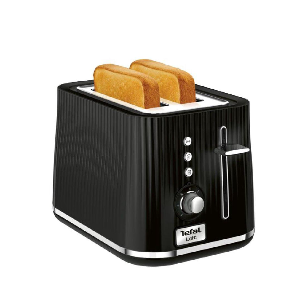Tefal | TT761838 | Toaster | 850W | 2 slices | Black