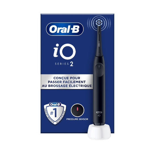 Oral-B | iO2 Black | Electric Toothbrush | 3 modes | Pressure sensor | Black