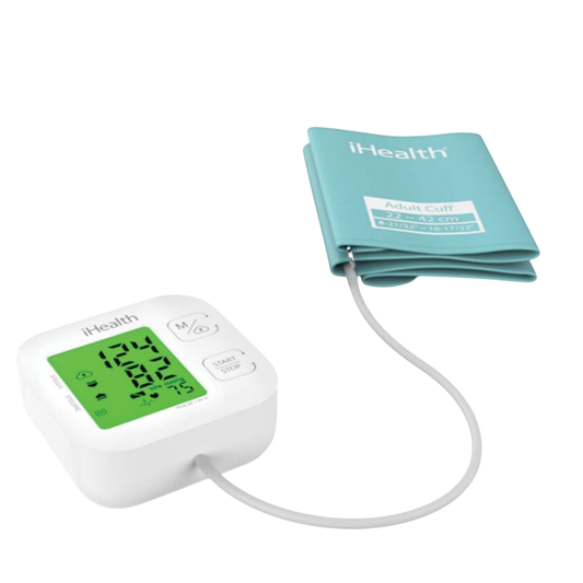 iHealth | Track | KN-550BT | Calculation of blood pressure (systolic and diastolic) | Automatic | White/Blue