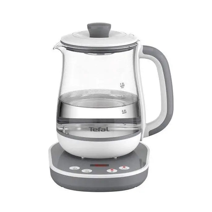 TEFAL | Tea maker/kettle | BJ551B10 | 1.5 L | Glass | Grey | White