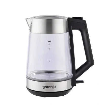 Gorenje | Kettle | K17OGS | 2.2 kW | 1.7 L | Glass | Metal | Silver