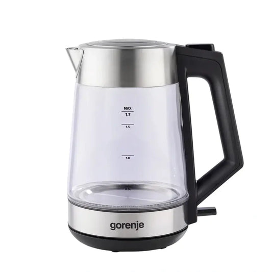 Gorenje | Kettle | K17OGS | 2.2 kW | 1.7 L | Glass | Metal | Silver