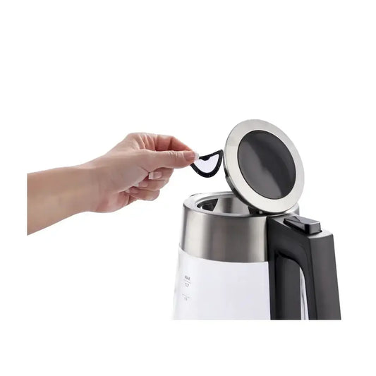 Gorenje | Kettle | K17OGS | 2.2 kW | 1.7 L | Glass | Metal | Silver