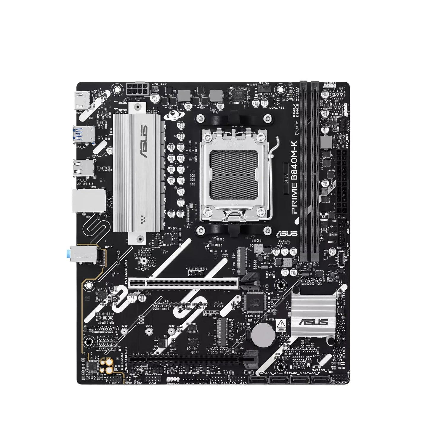 Asus | PRIME B840M-K | Processor Socket Socket AM5 | Chipset Type AMD B840