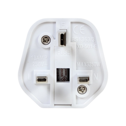 Cablexpert | Power Plug Adapter | A-AC-EUFUKM-01 | UK to EU | White