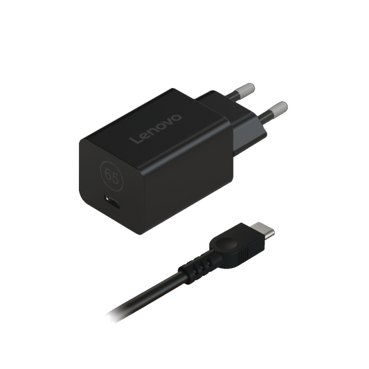Lenovo | Power Adapter | G0A6GN65EU | 65 W | GaN | Black