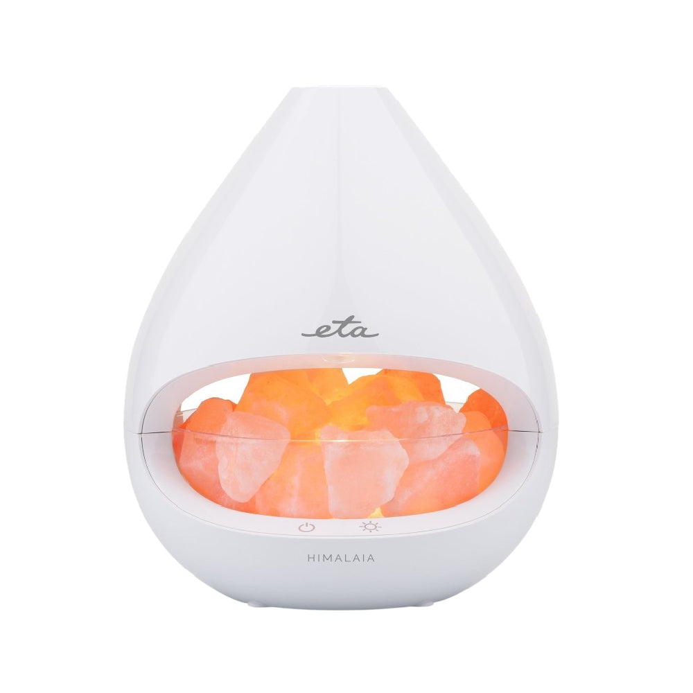 ETA | ETA563490000 | Humidifier/air ioniser/aromatherapy diffuser | Salt Lamp | Up to 15 sq.m | White
