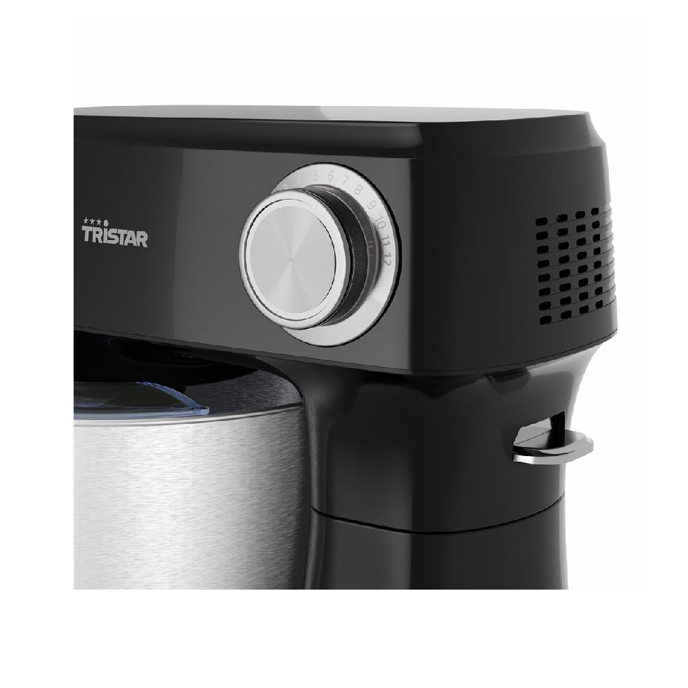 Tristar | MX-4870 | Kitchen machine | 800W | 12 speeds | 4.5L Stainless Steel Bowl | Black