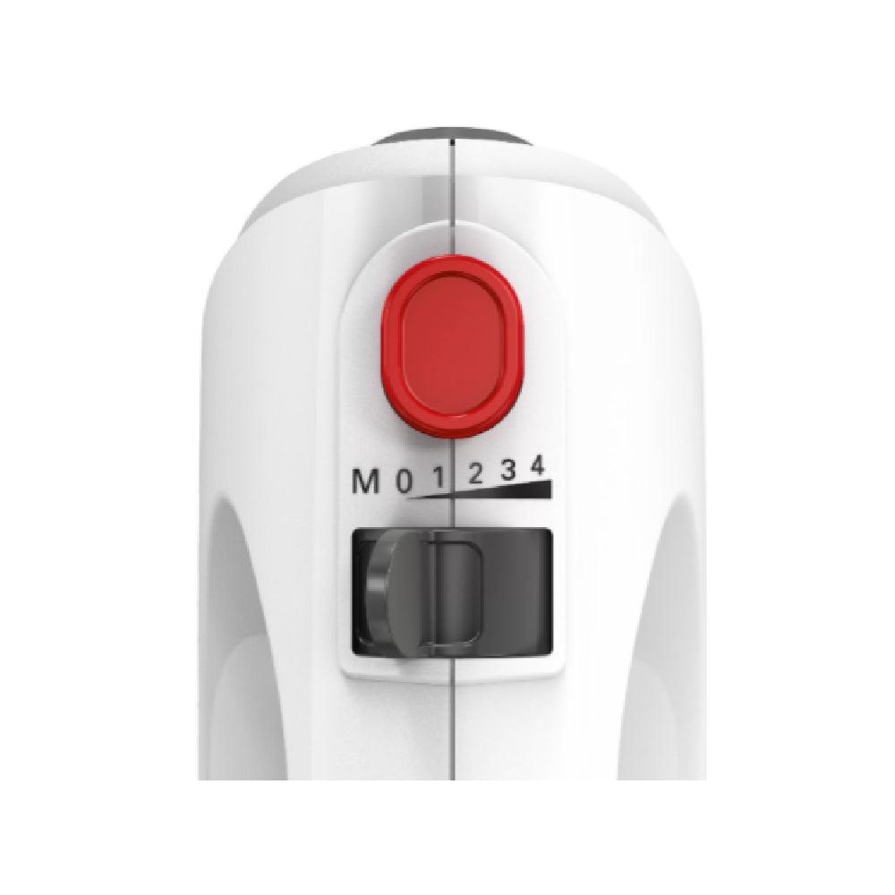 Bosch | MFQ2600G | Hand mixer | 375W | 4 speeds + Turbo | Plastic bowl | White