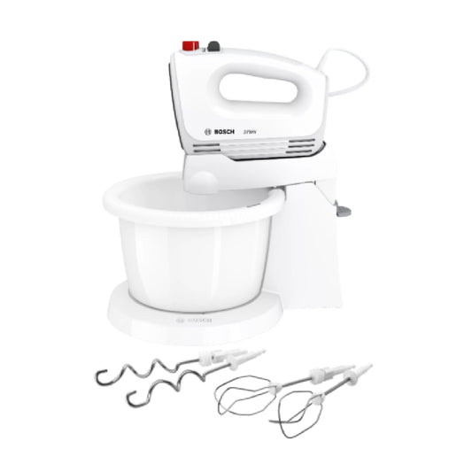 Bosch | MFQ2600G | Hand mixer | 375W | 4 speeds + Turbo | Plastic bowl | White