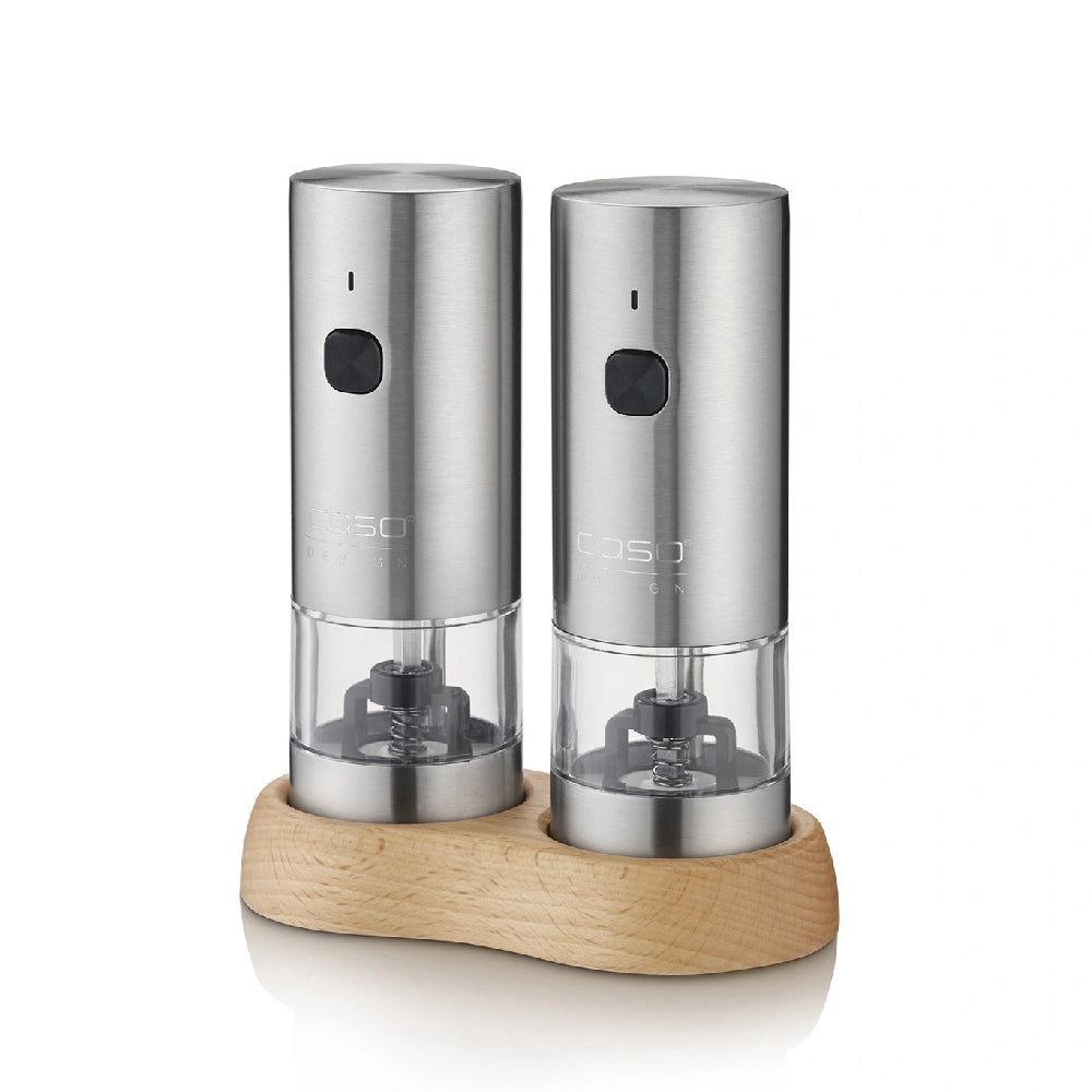 Caso | 01836 | Salt and Pepper Grinder | SpiceDuo | Electric | USB-C Lithium | Stainless steel