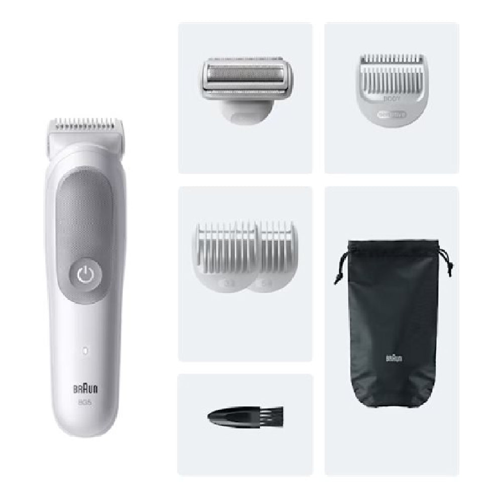 Braun | BG5550 | Body Groomer | Series 5 | Cordless Li-Ion | 100 min runtime | Lght Grey