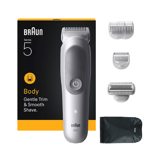 Braun | BG5550 | Body Groomer | Series 5 | Cordless Li-Ion | 100 min runtime | Lght Grey
