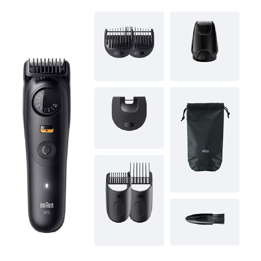 Braun | BT5560 | Beard Trimmer | Series 5 | Cordless Li-Ion | 40 length settings | Waterproof