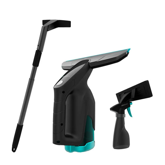 Cecotec | Window Vacuum Cleaner | Conga Popstar Glass Titanium | Cordless | Black