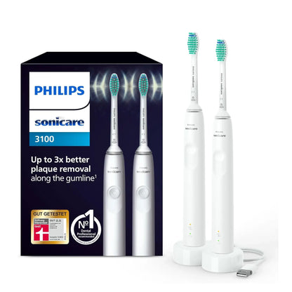 Philips | Sonic Electric Toothbrush | Sonicare 3100 series HX3675/13 | Rechargeable | White