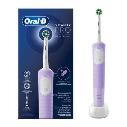 Oral-B | Electric Toothbrush | D103 Vitality Pro | Rechargeable | Lilac Mist