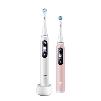 Oral-B | Electric Toothbrush | iO6 DuoPack | Rechargeable | White/Pink