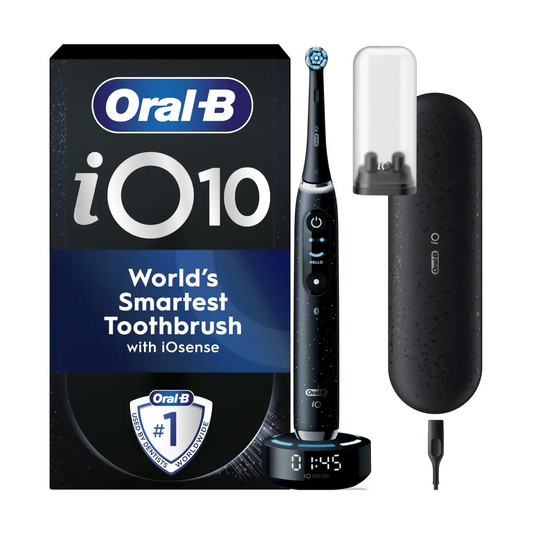 Oral-B | Electric Toothbrush | iO10 Series | Rechargeable | Cosmic Black Booster