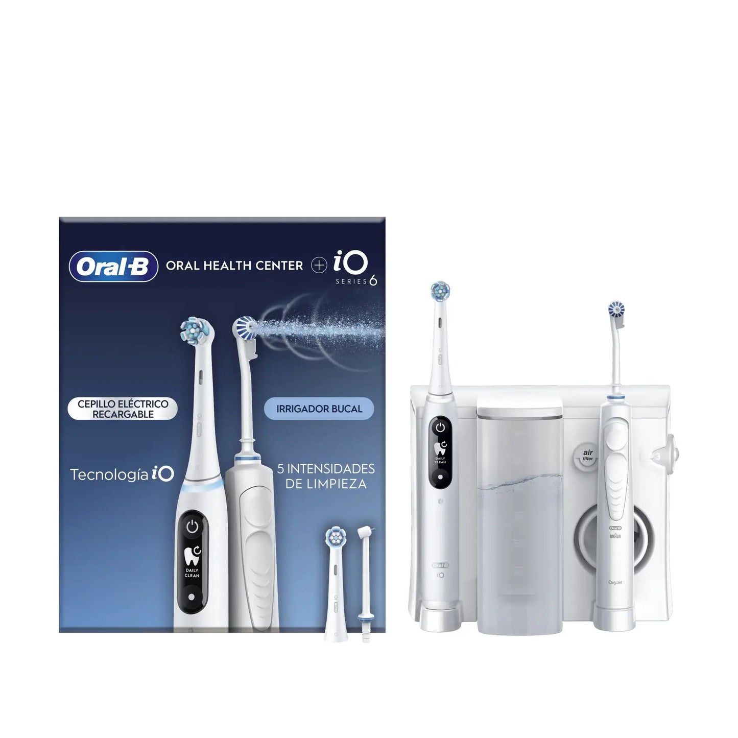 Oral-B | Electric Toothbrush | iO6 & OxyJet | Rechargeable | White