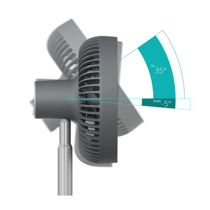 Duux | Cooling fan | Rize | Floor-standing | Table-top | 10 W | Grey