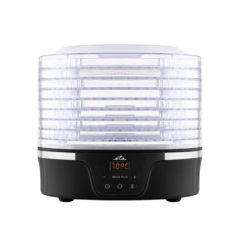 ETA | ETA830190000 | Food Dryer | Secca Plus | 380W | 8 trays | Timer | Black