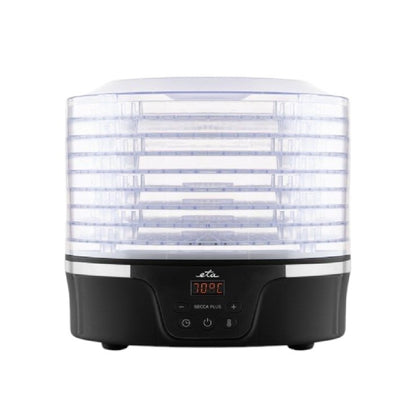 ETA | ETA830190000 | Food Dryer | Secca Plus | 380W | 8 trays | Timer | Black