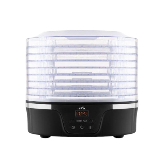 ETA | ETA830190000 | Food Dryer | Secca Plus | 380W | 8 trays | Timer | Black