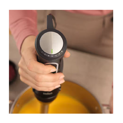 Braun | MQ55236M | Hand blender | Multiquick 5 Pro | 1000W | 25 speeds + Turbo | Black / Silver