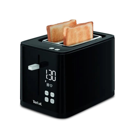 Tefal | TT640810 | Toaster | 850W | 2 slices | Digital Countdown Display | 7 browning levels | Black