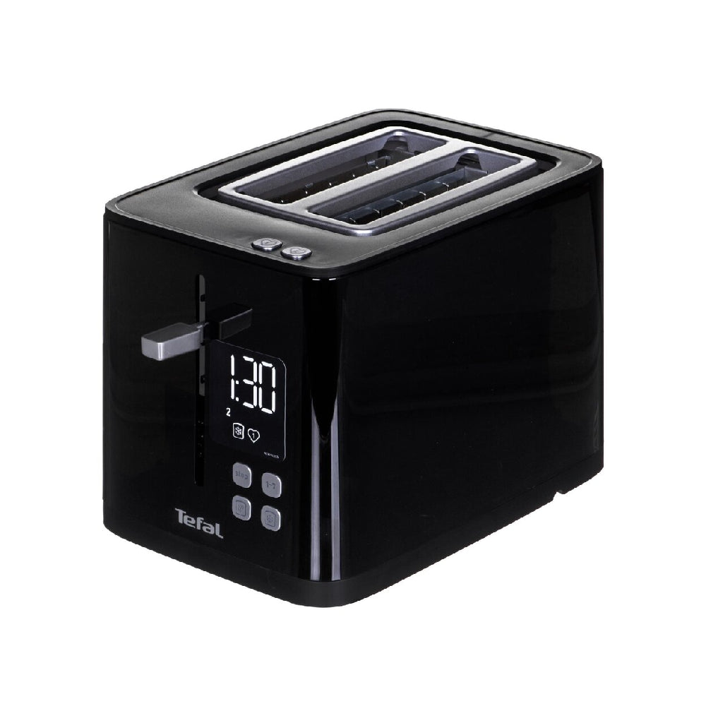 Tefal | TT640810 | Toaster | 850W | 2 slices | Digital Countdown Display | 7 browning levels | Black