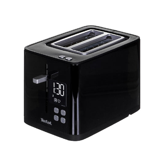Tefal | TT640810 | Toaster | 850W | 2 slices | Digital Countdown Display | 7 browning levels | Black