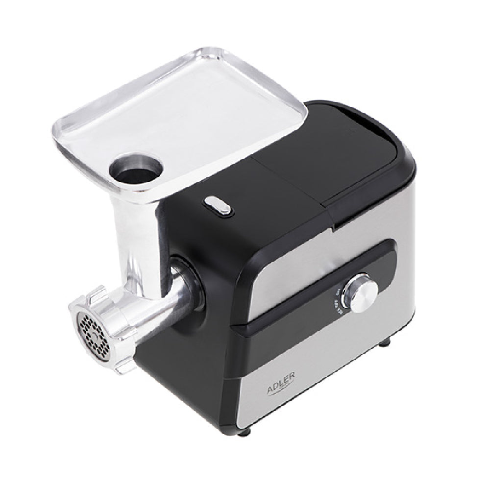 Adler | AD 4813 | Meat mincer with a shredder | 2000W max | 1 kg/min | 2 speeds | Silver/Black