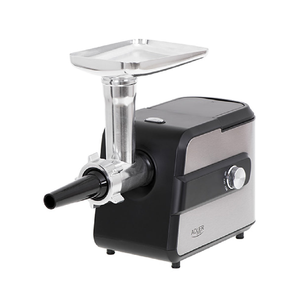 Adler | AD 4813 | Meat mincer with a shredder | 2000W max | 1 kg/min | 2 speeds | Silver/Black