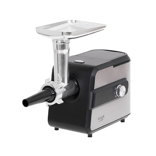 Adler | AD 4813 | Meat mincer with a shredder | 2000W max | 1 kg/min | 2 speeds | Silver/Black
